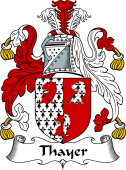 English Coat of Arms for Thayer