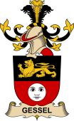 Republic of Austria Coat of Arms for Gessel