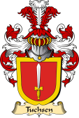 v.23 Coat of Family Arms from Germany for Tuchsen