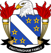 Coat of arms used by the Frothingham family in the United States of America