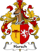German Wappen Coat of Arms for Harsch