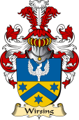 v.23 Coat of Family Arms from Germany for Wirsing