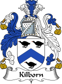 English Coat of Arms for the family Kilburne or Kilborn
