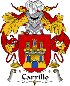 Spanish Coat of Arms for Carrillo