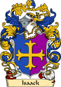 English or Welsh Family Coat of Arms (v.23) for Isaack (or Isaac Bolliot, Devonshire)