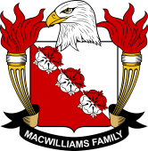 Coat of arms used by the MacWilliams family in the United States of America