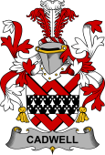 Irish Coat of Arms for Cadwell or Caddell