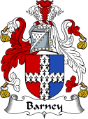 English Coat of Arms for Barney
