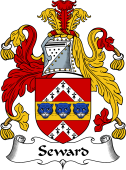 English Coat of Arms for the family Seward