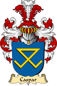 v.23 Coat of Family Arms from Germany for Caspar