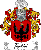 Araldica Italiana Italian Coat of Arms for Tartini