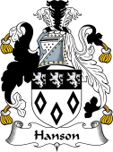 English Coat of Arms for the family Hanson