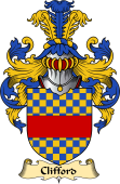 English Coat of Arms (v.23) for the family Clifford