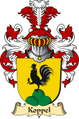 v.23 Coat of Family Arms from Germany for Koppel