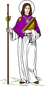 Catholic Saints Clipart image: St Alexius the Defender