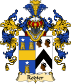 French Family Coat of Arms (v.25) Rodier