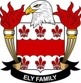Coat of arms used by the Ely family in the United States of America