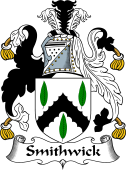 English Coat of Arms for the family Smithwick