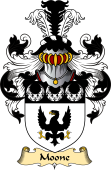 English Coat of Arms (v.23) for the family Moone or Moon