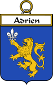 French Coat of Arms Badge for Adrien