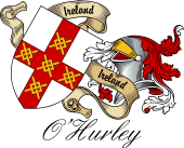 Sept (Clan) Coat of Arms from Ireland for O'Hurley