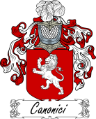 Araldica Italiana Coat of arms used by the Italian family Canonici