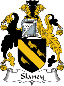 English Coat of Arms for the family Slaney or Slany