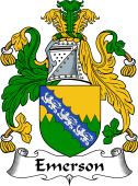 English Coat of Arms for the family Emerson