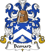 Coat of Arms from France for Besnard