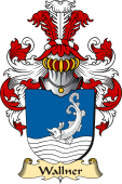 v.23 Coat of Family Arms from Germany for Wallner
