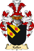 v.23 Coat of Family Arms from Germany for Koller