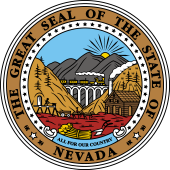 US State Seal for Nevada 1866
