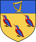 Irish Family Shield for Fisher (Cork)