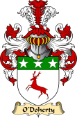 Irish Family Coat of Arms (v.23) for O'Doherty or Dogherty