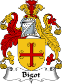 English Coat of Arms for the family Bigot