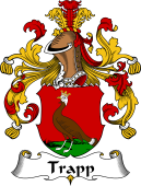 German Wappen Coat of Arms for Trapp