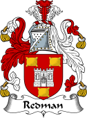 Irish Coat of Arms for Redman (Wexford)