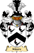 English Coat of Arms (v.23) for the family Moore II