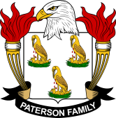 Coat of arms used by the Paterson family in the United States of America
