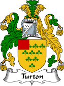 English Coat of Arms for the family Turton