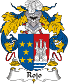 Spanish Coat of Arms for Rojo