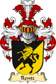 v.23 Coat of Family Arms from Germany for Rentz