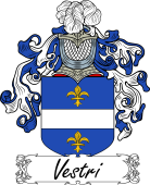 Araldica Italiana Coat of arms used by the Italian family Vestri