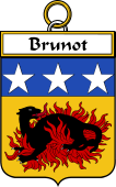 French Coat of Arms Badge for Brunot