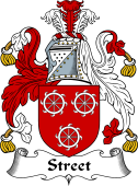 English Coat of Arms for the family Street (e)