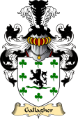 Irish Family Coat of Arms (v.23) for Gallagher