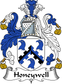 English Coat of Arms for Honeywill or Honeywell