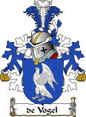 Dutch Coat of Arms for de Vogel