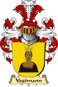 v.23 Coat of Family Arms from Germany for Vogtmann
