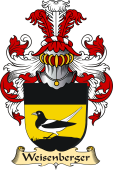 v.23 Coat of Family Arms from Germany for Weisenberger